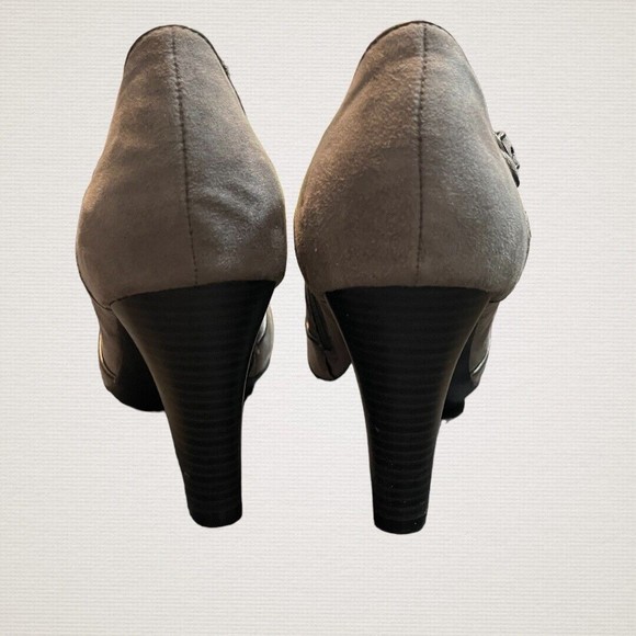 sole (sense)ability Women's Gray Shooties Booties Heels Size:8.5M - Picture 4 of 6